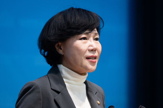 전현희 "광화문광장의 뉴라이트식 돌기둥공사 당장 중단해야"