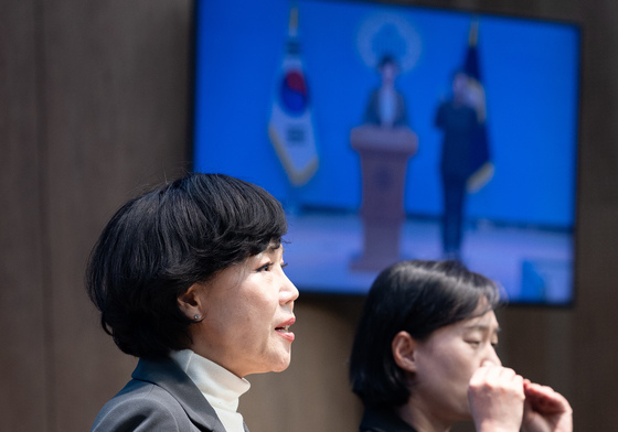 광화문광장 감사의 정원 공사중단 촉구하는 전현희 의원