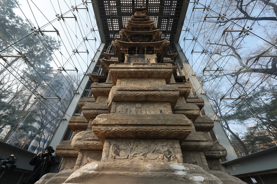 원각사지 십층석탑 내부 공개