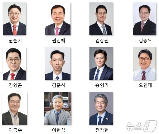 본문 이미지 - 경남교육감 출마 예정자.(가나다 순) ⓒ 뉴스1