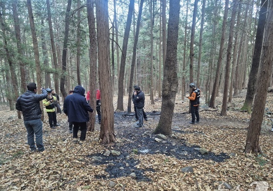 건조한 날씨에 부산·경남 곳곳서 '산불'