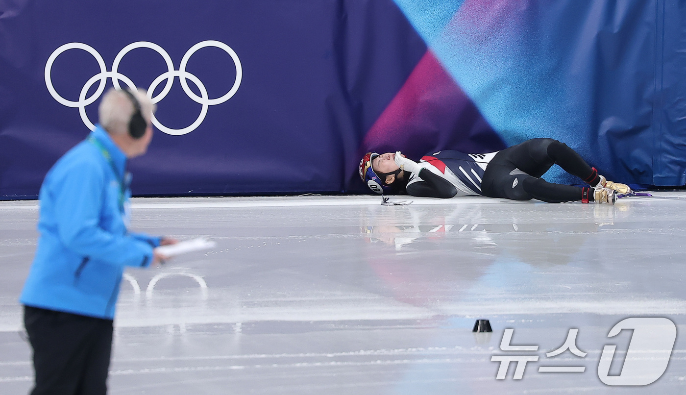 (밀라노=뉴스1) 김성진 기자 = 쇼트트랙 노도희가 20일(현지시간) 이탈리아 밀라노 아이스 스케이팅 아레나에서 열린 2026 밀라노·코르티나담페초 동계올림픽 쇼트트랙 여자 150 …