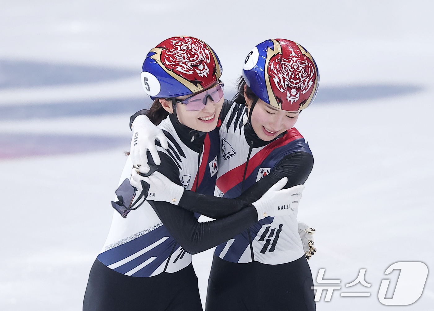 (밀라노=뉴스1) 김성진 기자 = 쇼트트랙 김길리가 20일(현지시간) 이탈리아 밀라노 아이스 스케이팅 아레나에서 열린 2026 밀라노·코르티나담페초 동계올림픽 쇼트트랙 여자 150 …