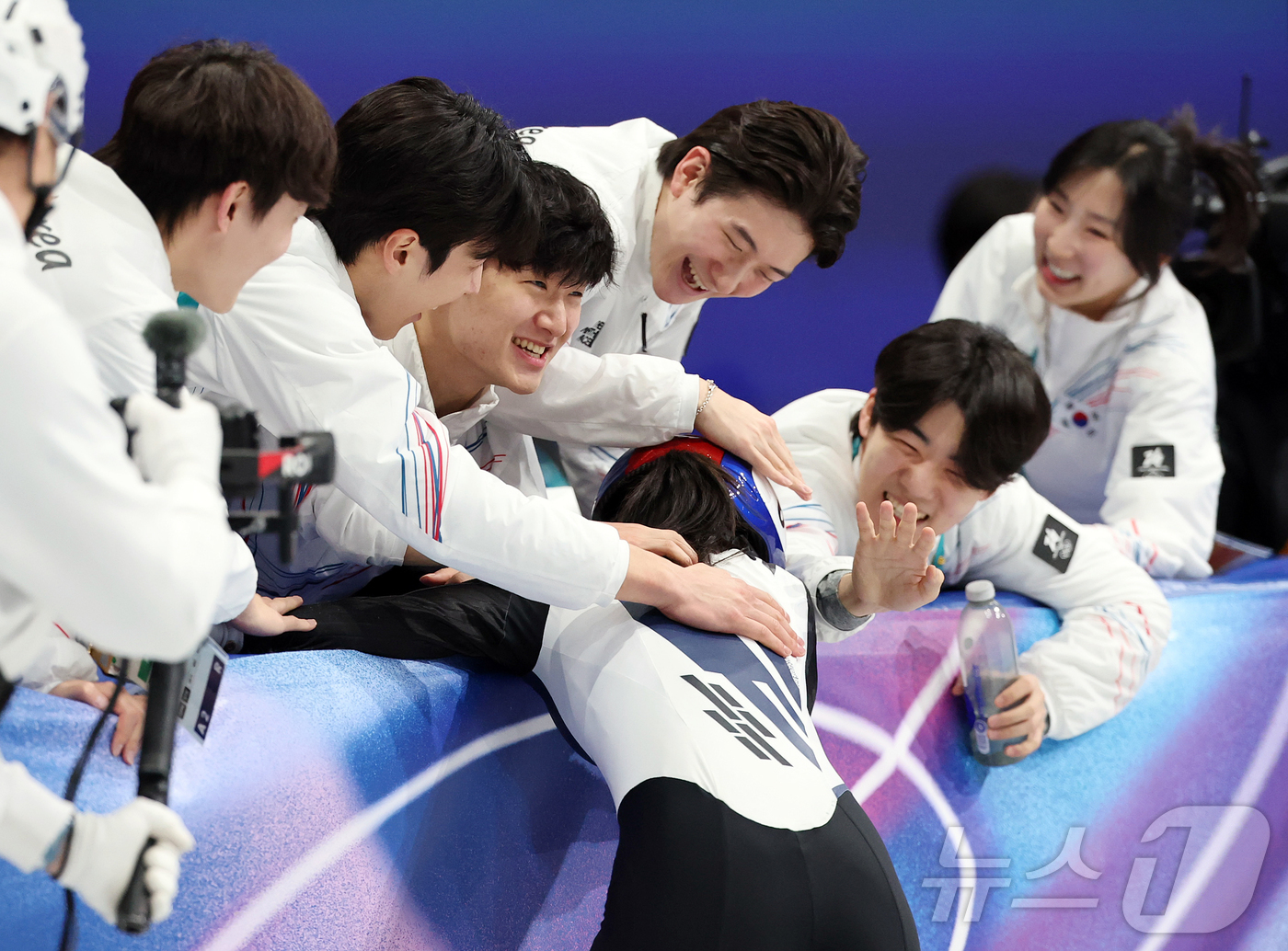 (밀라노=뉴스1) 김진환 기자 = 쇼트트랙 김길리가 20일(현지시간) 이탈리아 밀라노 아이스 스케이팅 아레나에서 열린 2026 밀라노·코르티나담페초 동계올림픽 쇼트트랙 여자 150 …