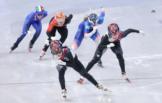 선두로 치고 나가는 김길리