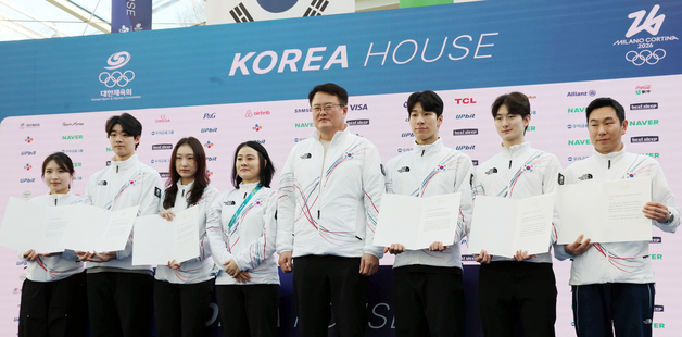 이재명 대통령으로부터 축전 받은 쇼트트랙 대표팀
