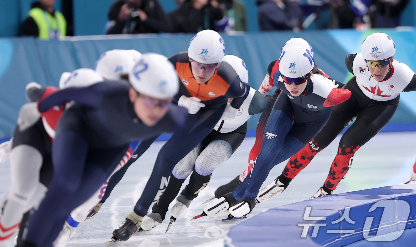 (밀라노=뉴스1) 김성진 기자 = 스피드스케이팅 임리원이 21일(현지시간) 이탈리아 밀라노 스피드스케이팅 스타디움에서 열린 2026 밀라노·코르티나담페초 동계올림픽 스피드 스케이팅 …