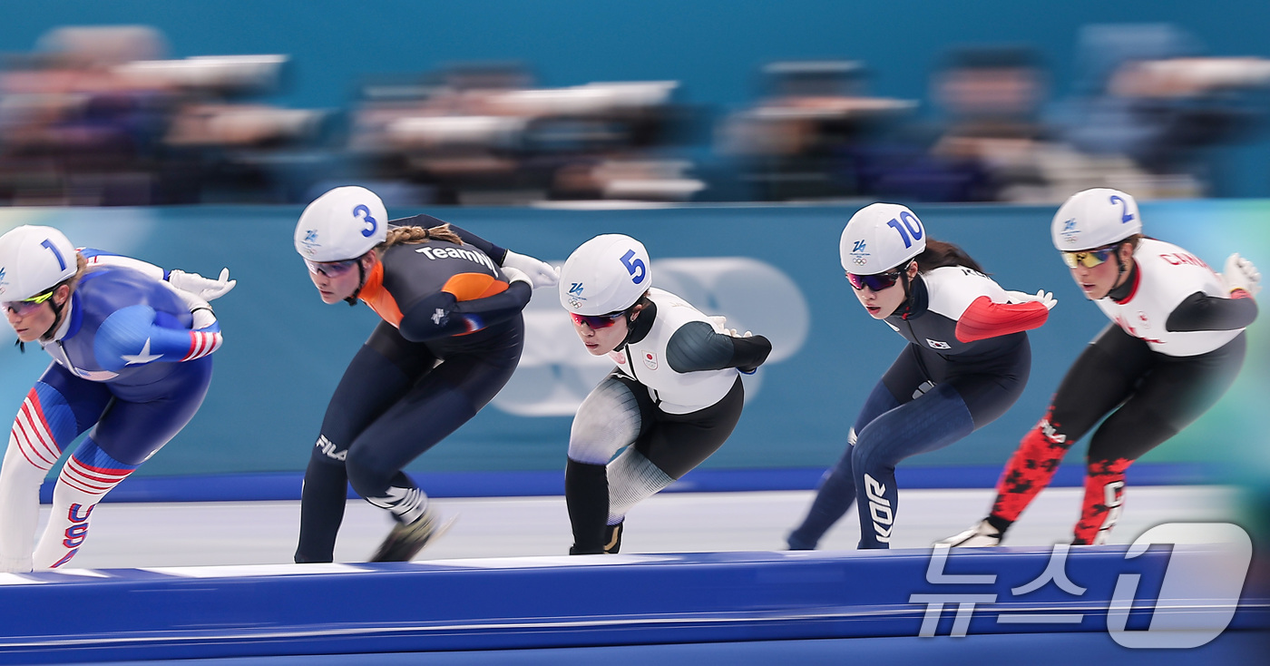 (밀라노=뉴스1) 김성진 기자 = 스피드스케이팅 임리원이 21일(현지시간) 이탈리아 밀라노 스피드스케이팅 스타디움에서 열린 2026 밀라노·코르티나담페초 동계올림픽 스피드 스케이팅 …