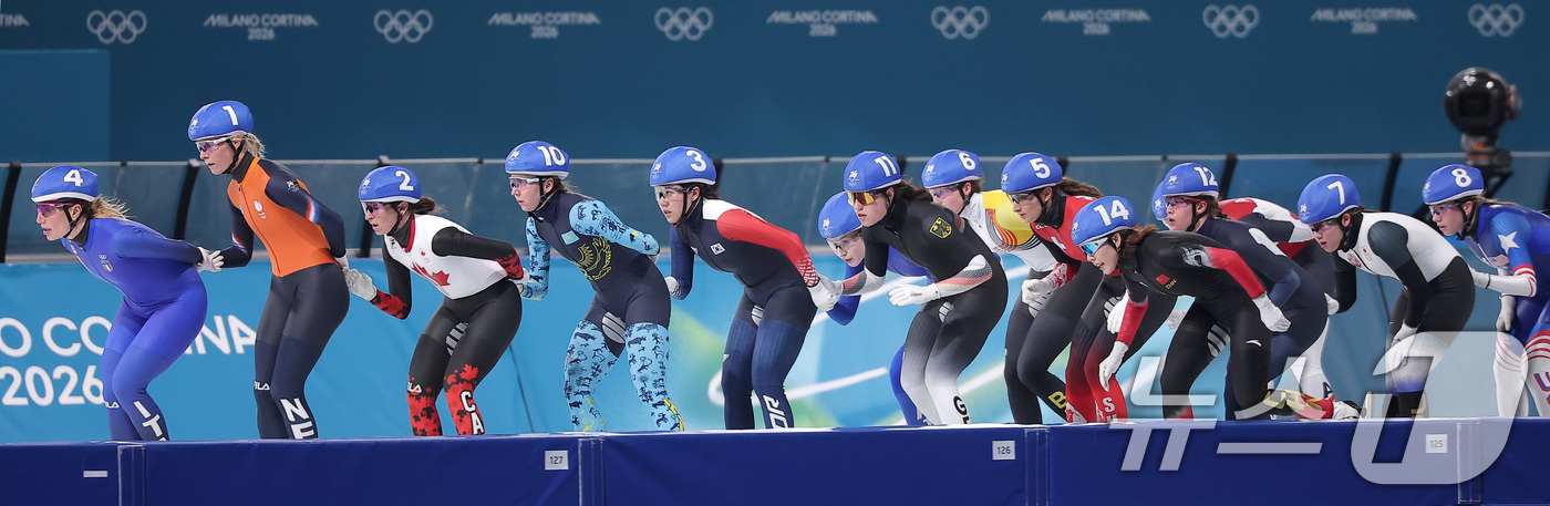 (밀라노=뉴스1) 김성진 기자 = 스피드스케이팅 박지우가 21일(현지시간) 이탈리아 밀라노 스피드스케이팅 스타디움에서 열린 2026 밀라노·코르티나담페초 동계올림픽 스피드 스케이팅 …