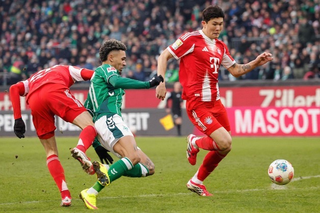 '김민재 2경기 연속 출전' 뮌헨, 프랑크푸르트 3-2 제압