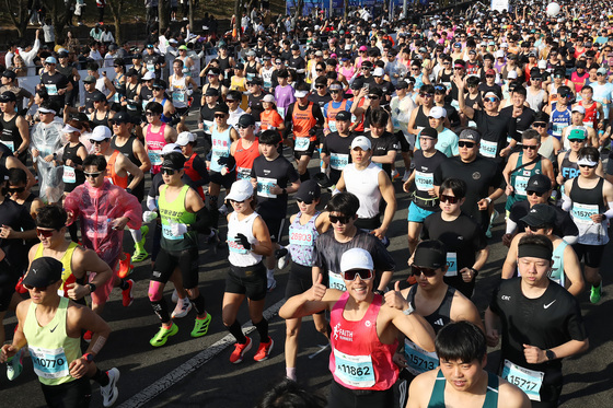 [뉴스1 PICK]"대구스타디움 달군다" 4만 러너의 힘찬 달리기