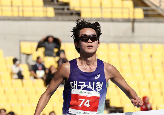 대구시청 이동진, 대구마라톤 국내 1위