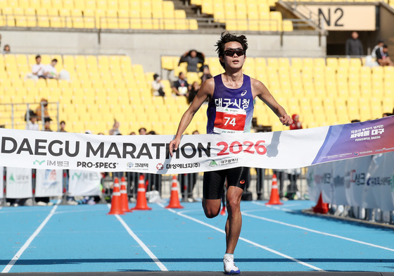 대구시청 이동진, 대구마라톤 국내 1위