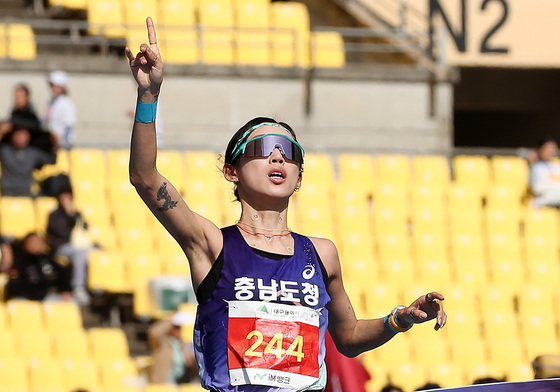 충남도청 최정윤, 대구마라톤 국내 여자 1위