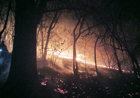 윤호중 장관, 경남 함양 산불 "가용 모든 장비·인력 신속히 투입"