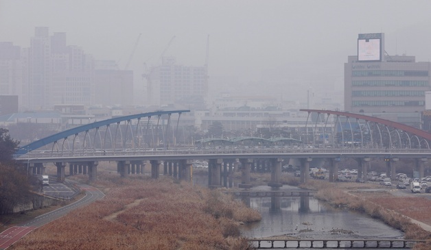 청주·증평·진천·괴산·음성 미세먼지 '경보' 격상