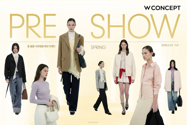 W컨셉, '2026 스프링 프리쇼' 개최…봄 트렌드 제안