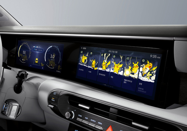 "피카츄가 길안내 해줘요"…현대차, 포켓몬 디스플레이 테마 출시