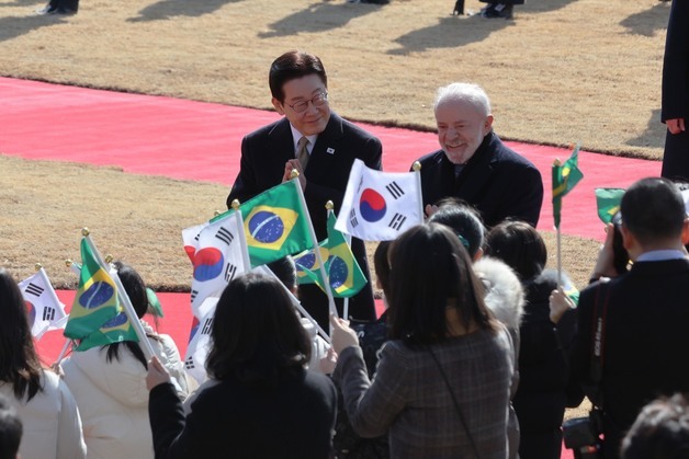 룰라 브라질 대통령 환영식