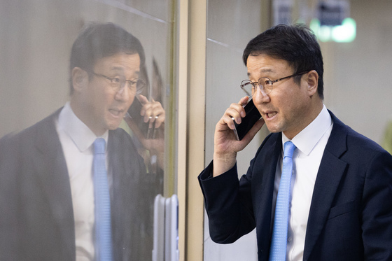 운영위원장실 들어서는 한병도 민주당 원내대표