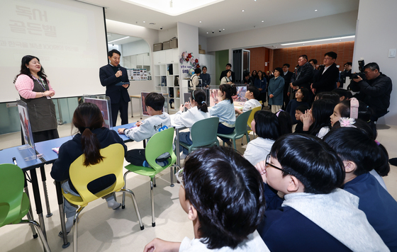 어린이들과 골든벨 퀴즈 하는 오세훈 시장