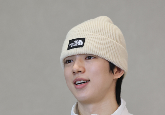 올림픽 출전 소감 밝히는 차준환