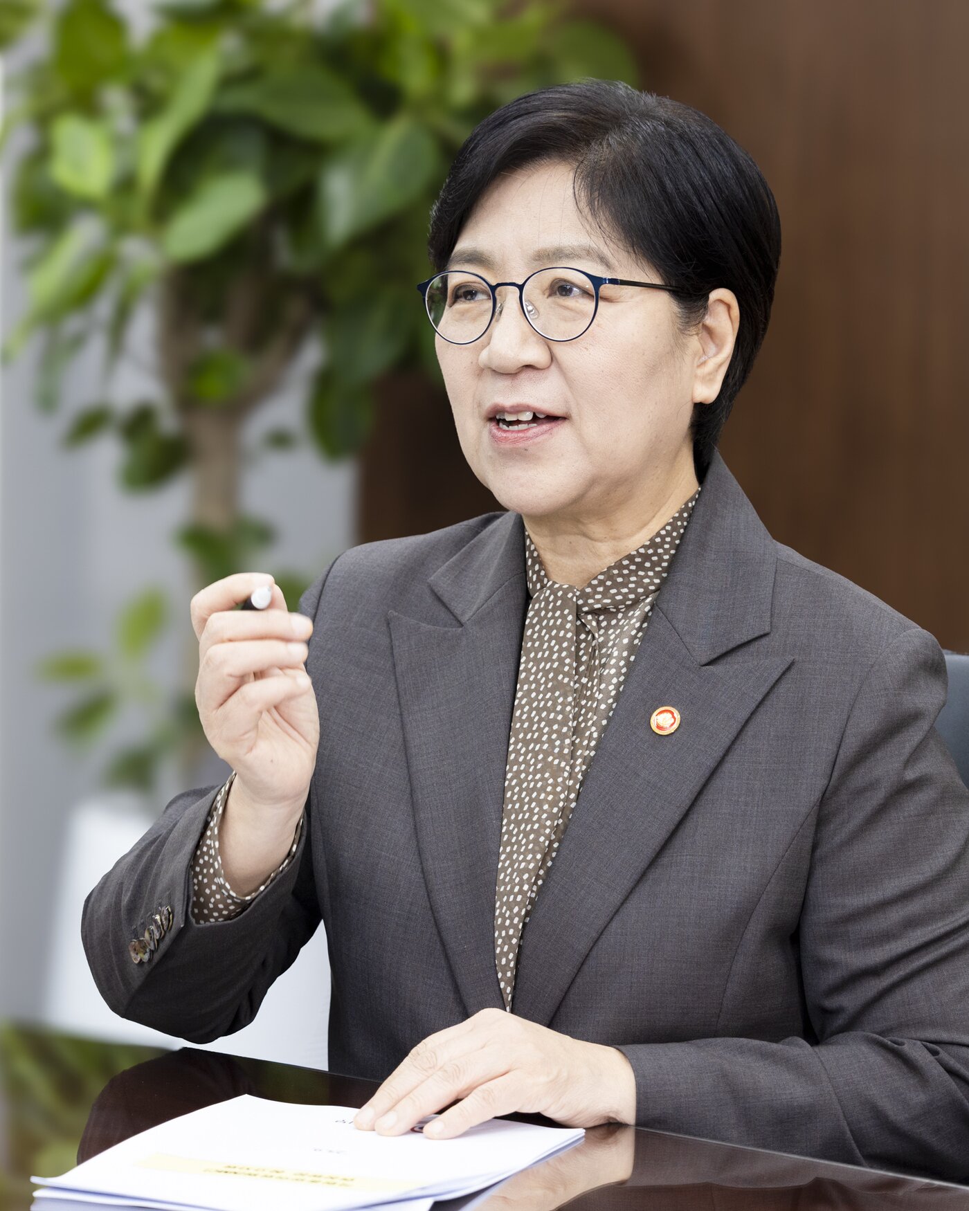 본문 이미지 - 정은경 보건복지부 장관은 뉴스1과 인터뷰에서 의정 갈등 이후 신뢰 회복 문제와 관련 "원칙을 지키고 과정을 투명하게 운영하며 약속을 이행해 나간다면 신뢰도 조금씩 회복될 것"이라고 말했다.(보건복지부 제공)