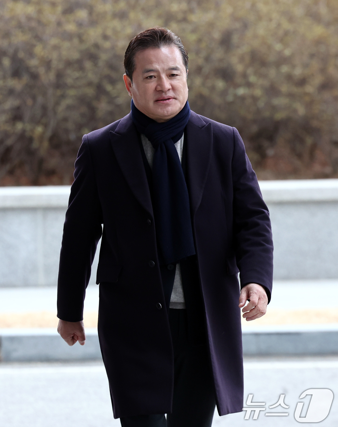 (서울=뉴스1) 최지환 기자 = 임종성 전 더불어민주당 의원이 24일 오전 서울 서초구 서울고등법원에 마련된 정교유착 검경 합동수사본부에 조사를 위해 출석하고 있다. 2026.2. …