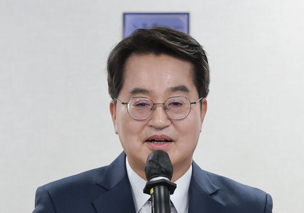 광역단체장 후보 면접, 발언하는 김동연 경기도지사