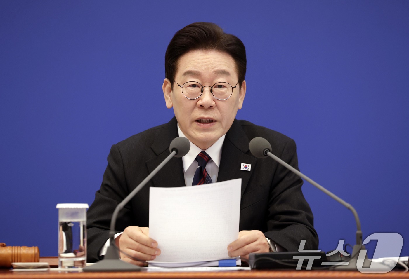 (서울=뉴스1) 허경 기자 = 이재명 대통령이 24일 청와대에서 열린 국무회의에서 발언을 하고 있다. 2026.2.24/뉴스1