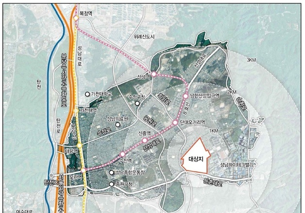LH·성남시, 상대원3구역 재개발 협약 체결…8700가구 규모