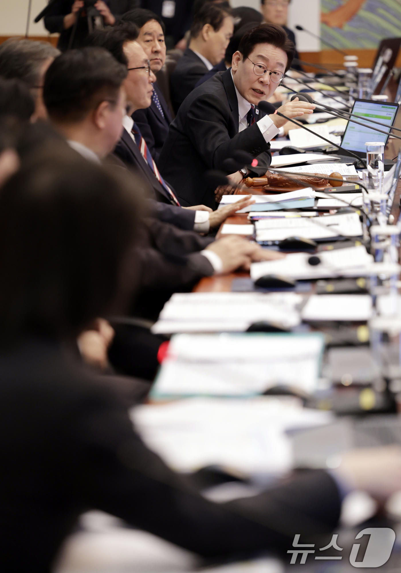 (서울=뉴스1) 허경 기자 = 이재명 대통령이 24일 청와대에서 열린 국무회의에서 발언을 하고 있다. 2026.2.24/뉴스1