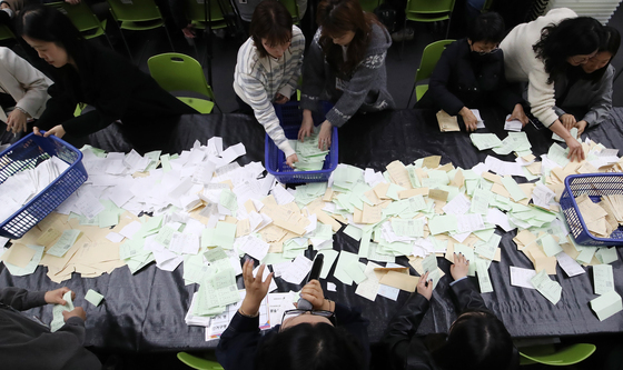 지방선거 모의 개표 실습