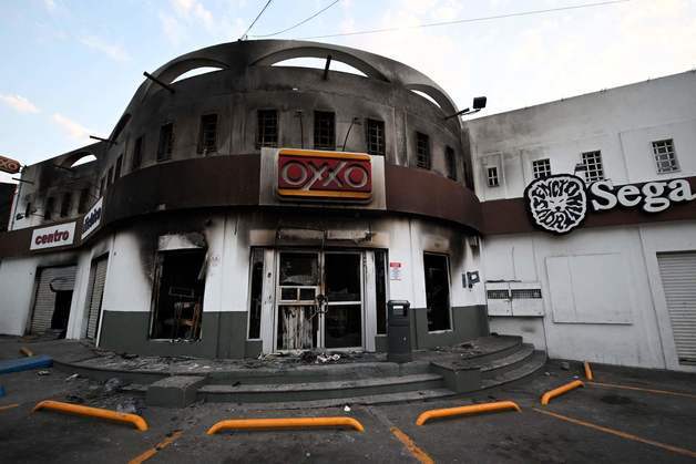 [포토]마약 조직 수장 사살 후 아수라장 된 멕시코