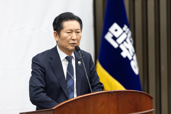 모두발언하는 정청래 대표