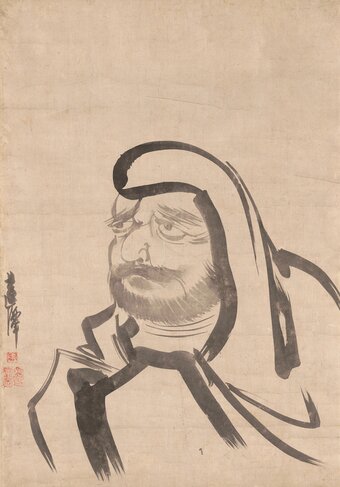 본문 이미지 - 김명국 '달마도'(국립중앙박물관 제공)