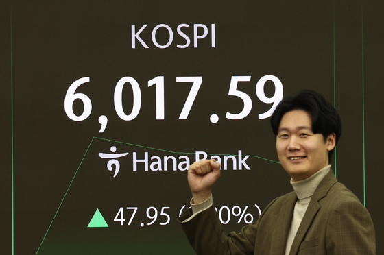 코스피, 역사적인 6000 돌파