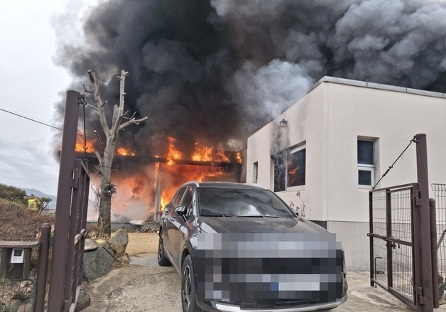 양평 백안리 단독주택서 불…재산피해 9100만원