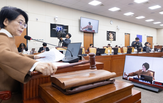 국회 과방위 전체회의 '국민의힘 위원들의 빈자리'