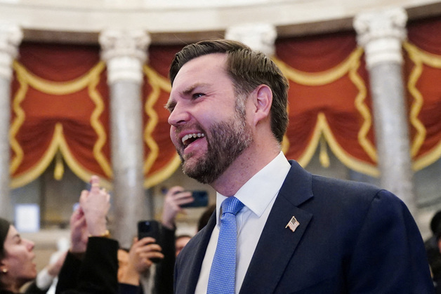 [포토] 워싱턴 국회의사당 찾은 밴스 미국 부통령