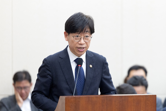 법안 제안설명하는 오태석 우주항공청장