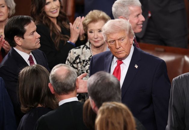 [포토] 국정연설 앞둔 트럼프