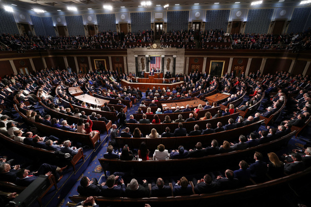 [포토] 국정연설하는 트럼프 대통령