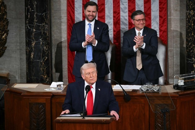 [포토] 국정연설하는 트럼프 대통령