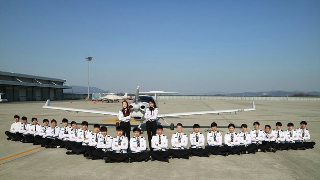 본문 이미지 - 청주대학교 항공운항학과 학생들.(청주대 제공. 재판매 및 DB금지) ⓒ 뉴스1
