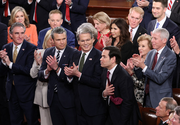 [포토] 박수 받는 루비오 장관