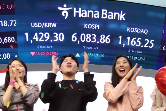 코스피 5000돌파 한달여 만에 6000돌파