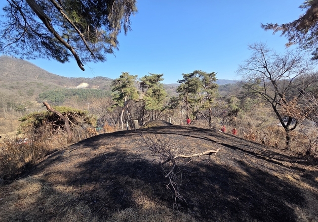 여주 북내면 야산서 불…임야 1322㎡ 태워