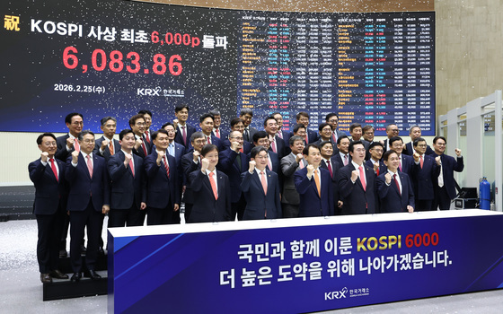 6000 고지 안착한 코스피