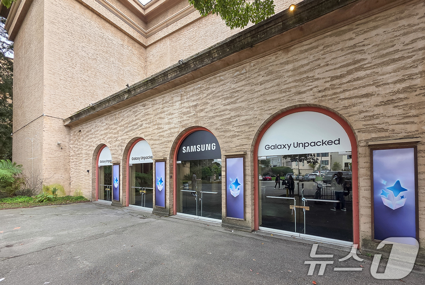 (서울=뉴스1) 안은나 기자 = 25일(현지시간) 미국 샌프란시스코 '팰리스 오브 파인 아트'에서 삼성전자 상반기 '갤럭시 언팩' 준비가 한창이다. (삼성전자 제공. 재판매 및 D …
